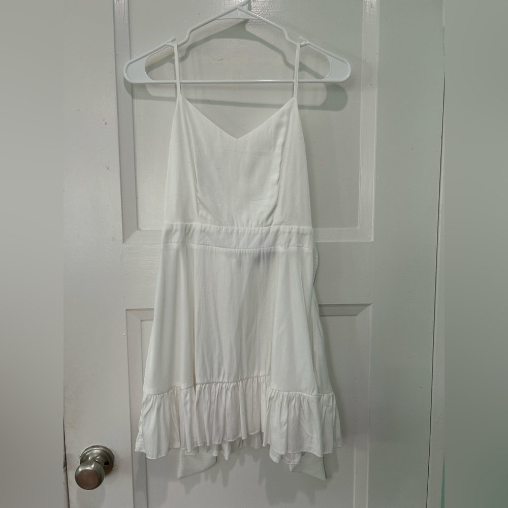 Boohoo White Mini Dress